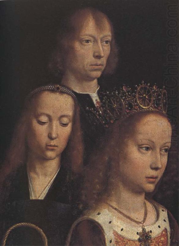 Detail from the Virtgo ivter Virgines, Gerard David